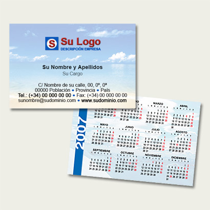 Calendario de Bolsillo